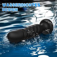 Silikon-Prostata-Stimulator Fernbedienungsvibrator Analplug für Männer und Frauen 5 Vibrationsmodi 5 Fluktuationsmodi 270g Sexspielzeug