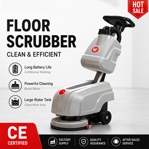 เครื่องขัดพื้นขนาดเล็กแบบพับได้ ยอดนิยม พร้อมแปรงคู่ สำหรับใช้ในบ้าน - Product Image 1