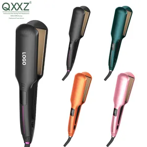 Plancha <span class=keywords><strong>de</strong></span> pelo infrarroja profesional con pantalla <span class=keywords><strong>de</strong></span> temperatura, nuevo producto, herramienta <span class=keywords><strong>de</strong></span> estilismo <span class=keywords><strong>de</strong></span> <span class=keywords><strong>hierro</strong></span> plano, fuente eléctrica - Product Image 1