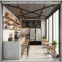 Kits de conteneurs préfabriqués personnalisés de 20 pieds pour maisons mobiles, duplex, bureaux, ateliers, écoles, centres commerciaux, design moderne, certifiés CE, livraison rapide