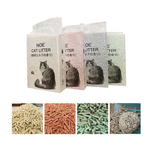 Litière pour chat usine personnalisée pas cher tofu tapioca café bentonite cristal silicone bambou charbon pin papier granulés litière pour chat - Product Image 4