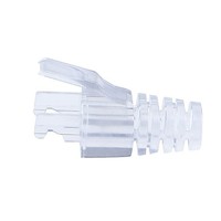 Coorle Langkörper Cat6 UTP Patchkabel Stecker 8-polig Modularer Stecker Männlich OD1,1mm mit Transparenter Kabelummantelung OD6,0mm