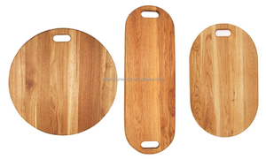 Planche à charcuterie surdimensionnée <span class=keywords><strong>en</strong></span> <span class=keywords><strong>bois</strong></span> de chêne, planche à fromage extra large, planche de service avec poignée pour servir les fromages - Product Image 3
