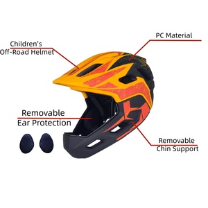 Casco Infantil de Protección Facial Completa, Protector de Mentón Desmontable, Doble Uso, con Material PC EPS, Casco de Ciclismo - Product Image 2