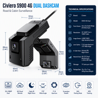 Gestion de flotte sans fil 4G LTE GPS, moniteur de tableau de bord Nissan MDVR, DVR de véhicule CMSV6 pour camion, taxi, suivi en temps réel