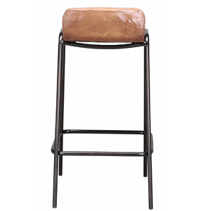 Silla de bar con altura ajustable, estructura metálica, función giratoria y base estable para el hogar, bar, pub y restaurante. - Product Image 3