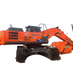 Excavadoras Hidráulicas Hitachi ZX350 35T de Bajo Custo Horario, Fabricadas en Japón, de Segunda Mano, con Accesorio de Pulgar y Martillo Hidráulico - Product Image 1