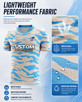 Maillots de football jacquard personnalisés, kits professionnels légers d'élite avec sublimation intégrale pour clubs et académies compétitifs