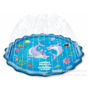 Alfombra de agua inflable de PVC de 170 cm para niños, juguete acuático para exteriores con diseño de alfabeto - Product Image 5