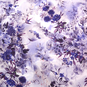 Kain Chiffon Cetak Safa <span class=keywords><strong>Textile</strong></span> Desain <span class=keywords><strong>Floral</strong></span> Digital Custom Kain Chiffon Satin Halus untuk Gaun Kain <span class=keywords><strong>Floral</strong></span> - Product Image 4