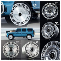 Jantes forgées de luxe T6061 22 23 24 pouces 5X112 ET PCD personnalisé pour Rolls Royce Cullinan G63 Cadillac Escalade Range Rover