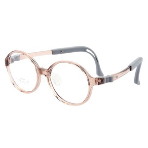 Monture de lunettes ronde pour enfants Danyang 25624, monture complète, verres en résine, plaquettes de nez antidérapantes, branches flexibles en TR - Product Image 2