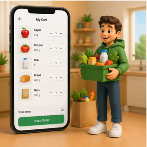 Logiciel d'application de livraison de repas, suivi des commandes d'épicerie, système de gestion de livraison sans contact - Product Image 2