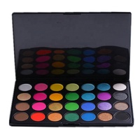 Nouvelles palettes de fards à paupières métalliques imperméables et chatoyantes, étiquette privée pour le maquillage