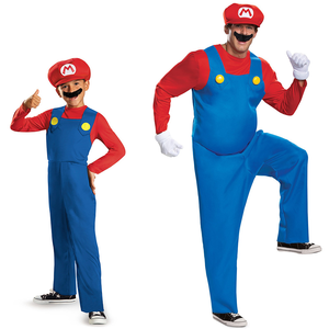 Costume de déguisement de carnaval pour adultes et enfants, costume de garçon, costume d'Halloween pour enfants, plombier vert pour hommes - Product Image 1