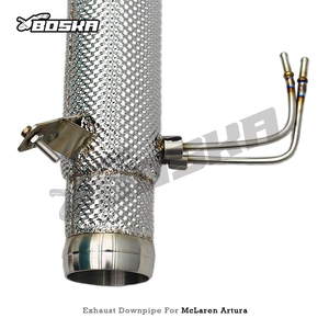 Tubo de Escape de Ajuste Directo en Stock para McLaren Artura 3.0T Spider 2023-2024 Boska SUS304 Tubo de Prueba Recto con Protector Térmico - Product Image 4