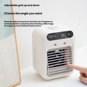 Petit ventilateur de climatisation à pulvérisation 25W Ventilateur de refroidissement de bureau <span class=keywords><strong>Mini</strong></span> refroidisseur d'<span class=keywords><strong>air</strong></span> portable rechargeable par USB avec lumière LED pour bureau à domicile - Product Image 4