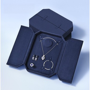 Custom Jewelry box ring necklace earring bracelet, <b>storage</b> box jewelry set gift box packaging box - Product Image 2