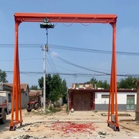 Mini-grue portique mobile industrielle 1t 3t 5t 10t avec télécommande