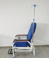 Fauteuil médical inclinable pour perfusion, personnalisable, en fer, pour clinique, pour donneur de sang, manuel, HengHu HH-1007, multifonction, très demandé