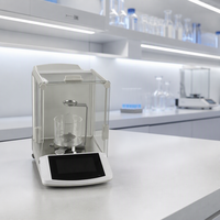 Balance de laboratoire semi-micro analytique à double plage, balance de précision de laboratoire 0,001 g, balance électromagnétique, capacité 220 g