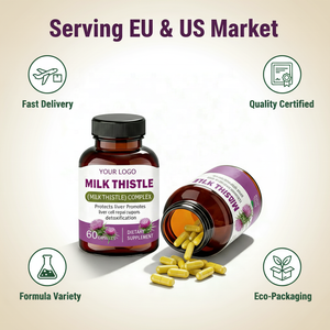 OEM/ODM Volwassen Mariadistel Complex Capsules - Aangepaste Private Label Leverondersteunende Supplement 60 Capsules - Product Image 5