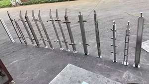 Barandilla <span class=keywords><strong>de</strong></span> <span class=keywords><strong>Acero</strong></span> <span class=keywords><strong>Inoxidable</strong></span> para Interiores y Exteriores, Columna <span class=keywords><strong>de</strong></span> Balaustrada para Escaleras, Barandilla Cuadrada <span class=keywords><strong>de</strong></span> Vidrio Templado para Terraza - Product Image 4