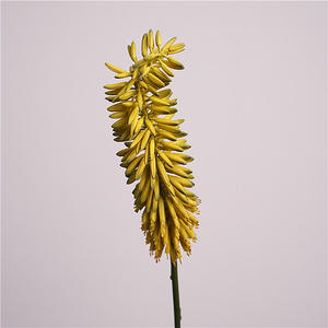 Fleur artificielle haut de gamme K40 en plastique souple au toucher tropical, type roseau queue de phénix, pour la décoration de vitrines d'hôtels et de magasins - Product Image 4