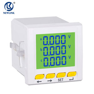 Driefasige digitale <span class=keywords><strong>voltmeter</strong></span> & ampèremeter met energiemeting RS485 LCD-display voor paneelgebruik - Product Image 5