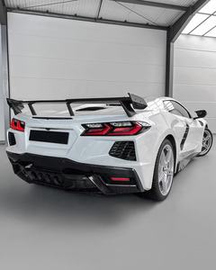 Kit carrosserie en fibre de carbone sèche pour Chevrolet <span class=keywords><strong>Corvette</strong></span>, CorvetteC8 LD, lèvre avant, diffuseur, spoiler, capot, pare-chocs CorvetteC8 - Product Image 3
