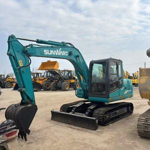 รถขุด SUNWARD SWE90E SWE90 9T มือสองราคาถูก ผลิตในจีน ชั่วโมงการใช้งานต่ำ รถแทรกเตอร์ขนาดเล็ก จัดส่งรวดเร็ว รถขุดไฮดรอลิก CE/EPA - Product Image 6