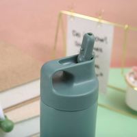 Muestra Gratuita de Botella de Agua de Alta Calidad de 550 ml (160 oz) con Logotipo Personalizado, Color Puro, Termo de Acero Inoxidable