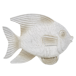 Scultura di Pesce in Resina, Statuetta Contemporanea per Arredamento Casa, Bagno, Ufficio, Soggiorno - Product Image 1