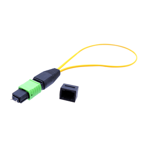 Conector de Fibra Óptica MTP APC Macho con Pin para Pruebas de Enlace de Transceptores Ópticos, Suministro Directo de Fábrica - Product Image 1