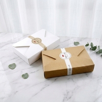 Boîte d'emballage pour beignets en papier kraft pliable de haute qualité, design personnalisé, auto-érectible, avec revêtement UV et laminage mat