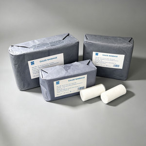 Pansement médical en coton respirant, doux pour la peau, élastique, certifié CE, 12 rouleaux, bandage en gaze de qualité hospitalière - Product Image 2