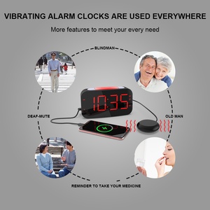<span class=keywords><strong>Réveil</strong></span> fort pour gros dormeurs <span class=keywords><strong>Réveil</strong></span> vibrant Lit Shaker Alarme - Product Image 6