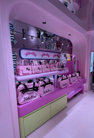 Comptoirs d'exposition personnalisés à LED, écologiques, pour les magasins de jouets tendance