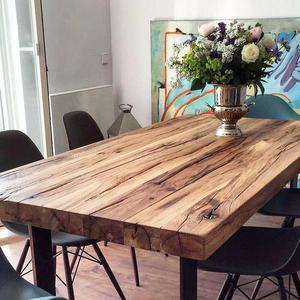 <span class=keywords><strong>Table</strong></span> à manger moderne bon marché pour restaurant Amérique du Sud Noyer Forme naturelle Live Edge <span class=keywords><strong>Table</strong></span> à manger en bois - Product Image 3