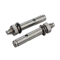 Boulons d'ancrage INOX INNOX AISI 304 ASTM 316 ASME 316L ANSI 410 DIN SS A2 SUS A4