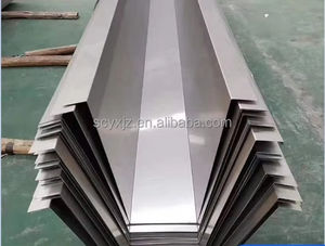 Gouttière en acier inoxydable en forme <span class=keywords><strong>de</strong></span> U Structure en acier inoxydable 304 Tranchée <span class=keywords><strong>de</strong></span> drainage <span class=keywords><strong>de</strong></span> cour avec auvent pour protéger la maison - Product Image 2