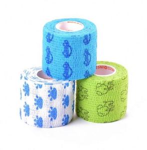 Vendaje cohesivo flexible no tejido muñeca <span class=keywords><strong>tobillo</strong></span> envoltura deporte cinta <span class=keywords><strong>el</strong></span>ástica - Product Image 6