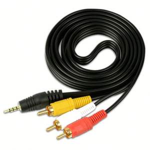 Cable De Video Para Camara De Estacionamiento Con Vision Trasera De Marcha Atras De 6 M Rca Adaptador De Corriente Cc Conector - Product Image 1