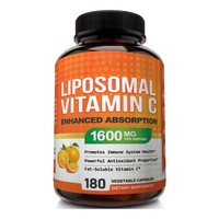 Vente en gros usine : Capsules de Vitamine C Liposomale à forte concentration pour adultes - Soutien immunitaire, 120 unités, 1600 mg par dose