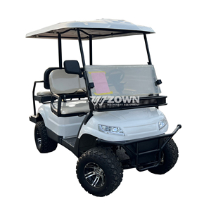 Voiturette de golf électrique 4 places, batterie lithium 72V, modèle surélevé pour hôtel-resort - Product Image 6
