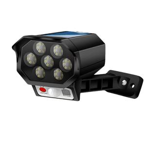 Ngoài trời điều khiển từ xa Đèn tường xoay cảm biến chuyển động mô phỏng Màn hình máy ảnh năng lượng mặt trời đèn sân vườn - Product Image 3