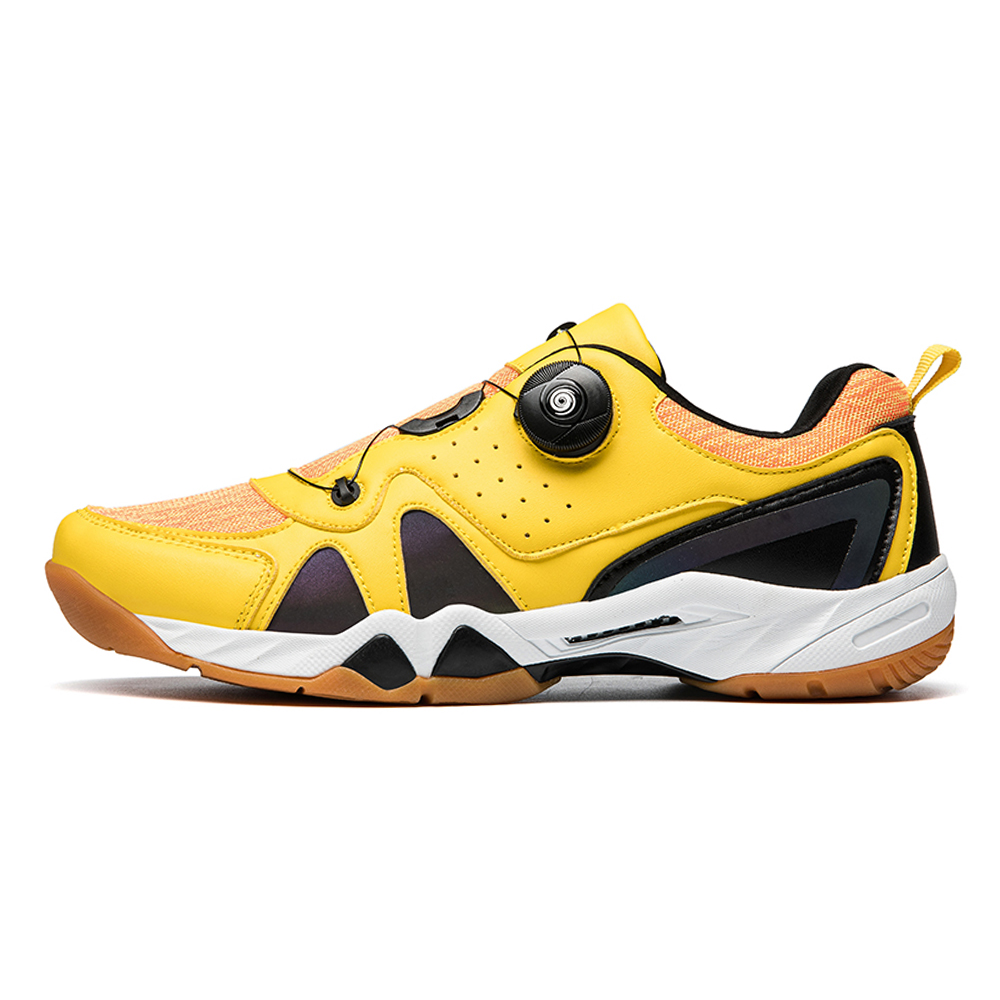 Oem Men Professional Tennis Shoes Outdoor Anti Slip Yellow Trainers Sneakers Golf Light Sport Badminton Volleyball Shoes
