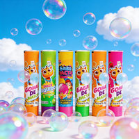 Tube de bonbons confits très vendu en e-commerce, pack assorti de snacks explosifs pour boutique en ligne
