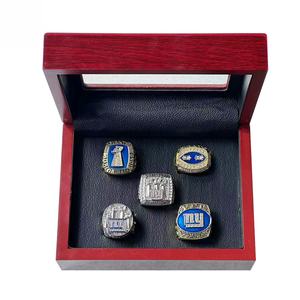 ชุดแหวนแชมป์ NF L York giants เครื่องประดับโลหะผสมรุ่นแฟนๆ5คน<span class=keywords><strong>ราคา</strong></span>ถูกขายตรงจากผู้ผลิต - Product Image 6