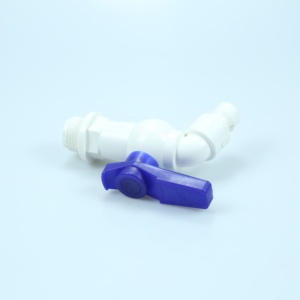 PVC White Garden Faucet Washing Machine Health Water <strong>Taps</strong> Plastic Bibcock Pipe Fittings Water Tapdoblue Faucet <strong>Angle</strong> Valve - Product Image 3